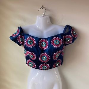 New Without Tags Rachel Allan 2-piece Beaded Dress